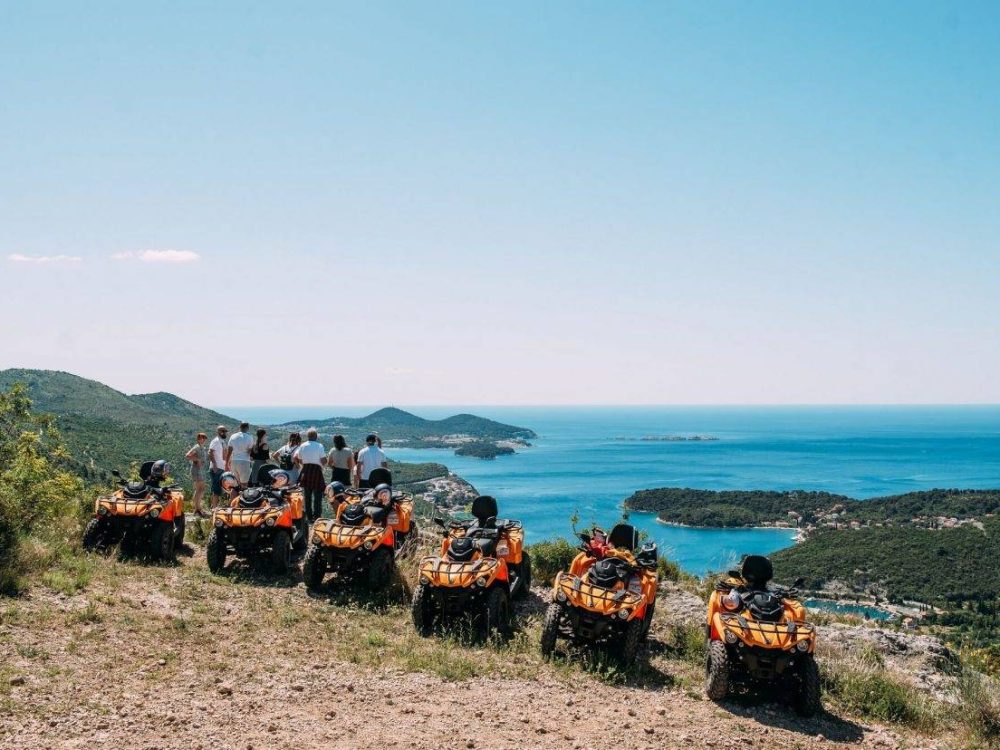 Dubrovnik panorama and ATV Arboretum quad tour private day trip